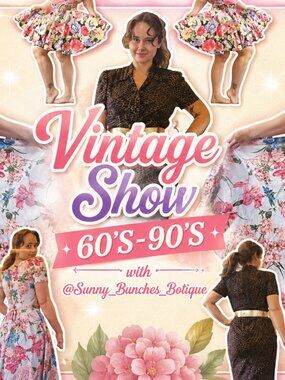Monday June 1st Unlisted Vintage for Live Show